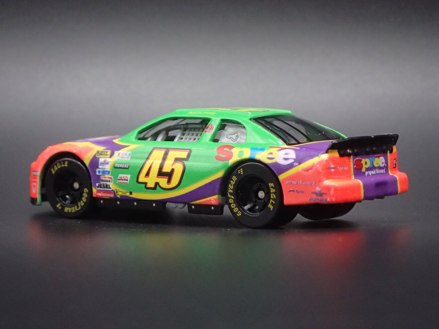 1999 CHEVY CHEVROLET MONTE CARLO 45 ADAM PETTY NASCAR 1:64 SCALE DIECAST MODEL CAR