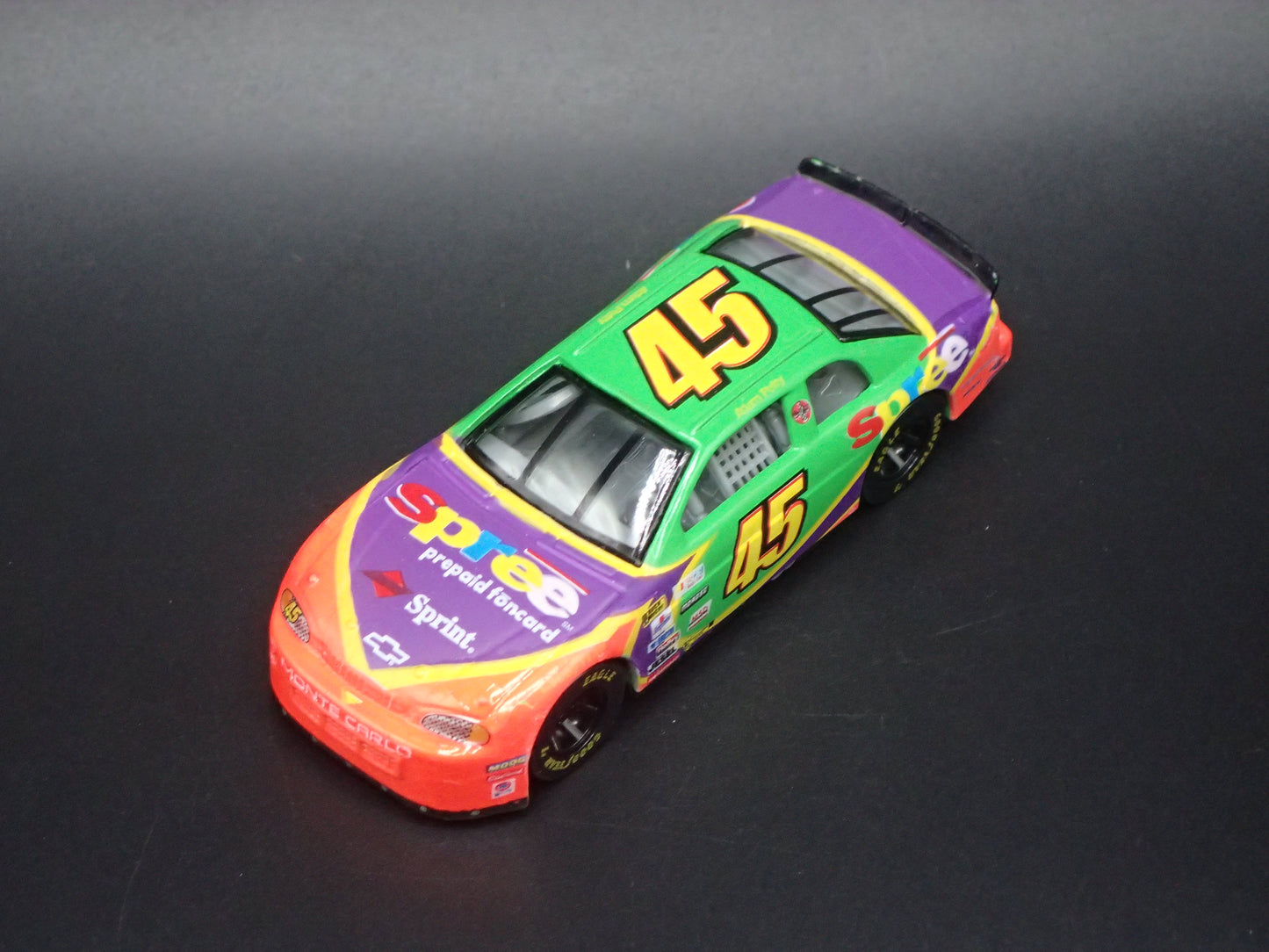 1999 CHEVY CHEVROLET MONTE CARLO 45 ADAM PETTY NASCAR 1:64 SCALE DIECAST MODEL CAR
