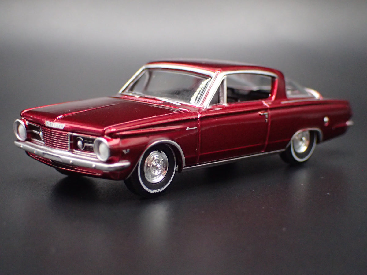 1964 64 PLYMOUTH BARRACUDA CHASE 1/64 SCALE COLLECTIBLE DIECAST MODEL CAR