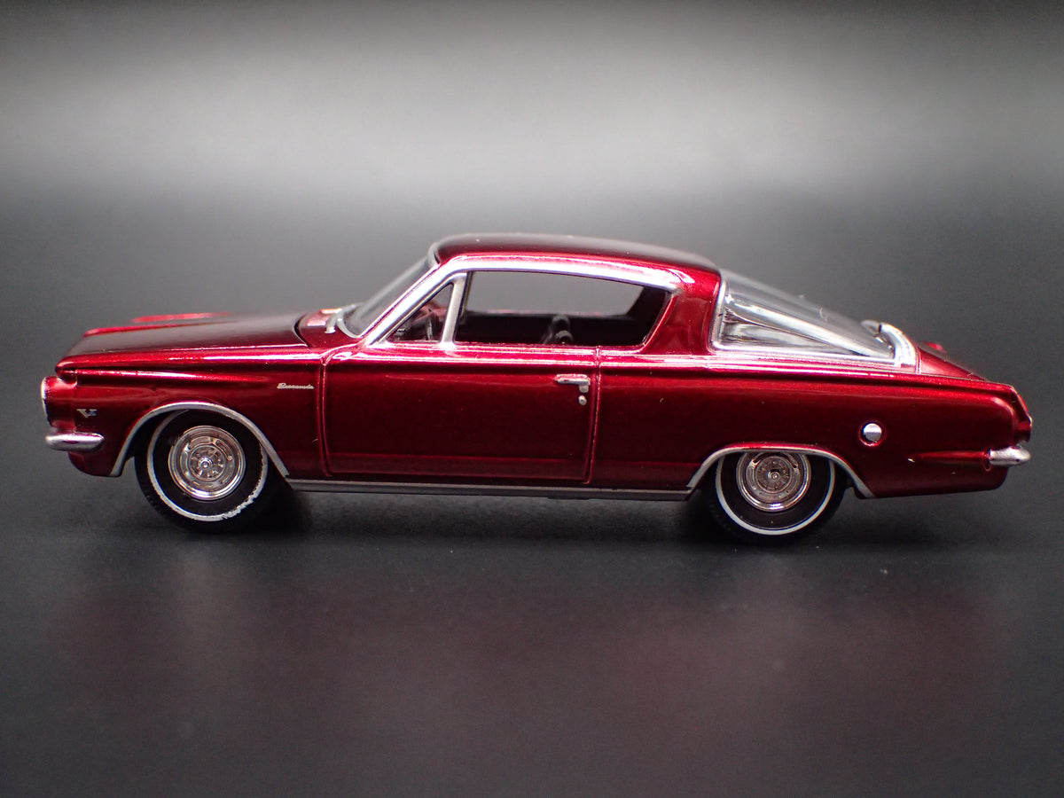 1964 64 PLYMOUTH BARRACUDA CHASE 1/64 SCALE COLLECTIBLE DIECAST MODEL CAR