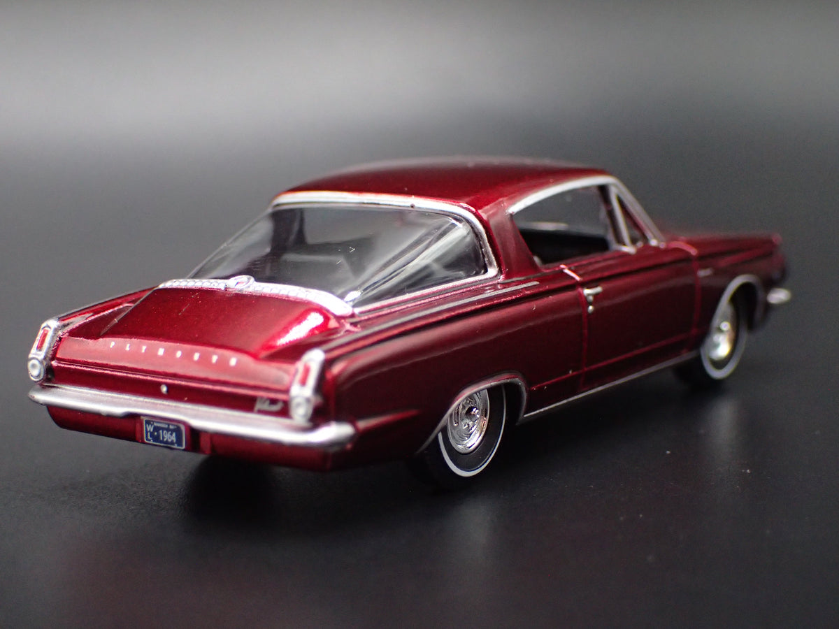 1964 64 PLYMOUTH BARRACUDA CHASE 1/64 SCALE COLLECTIBLE DIECAST MODEL CAR