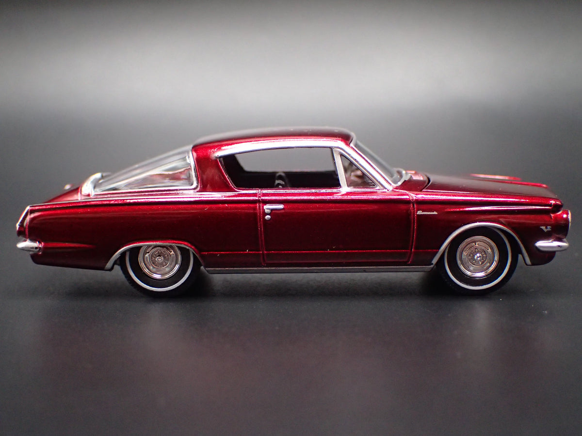 1964 64 PLYMOUTH BARRACUDA CHASE 1/64 SCALE COLLECTIBLE DIECAST MODEL CAR