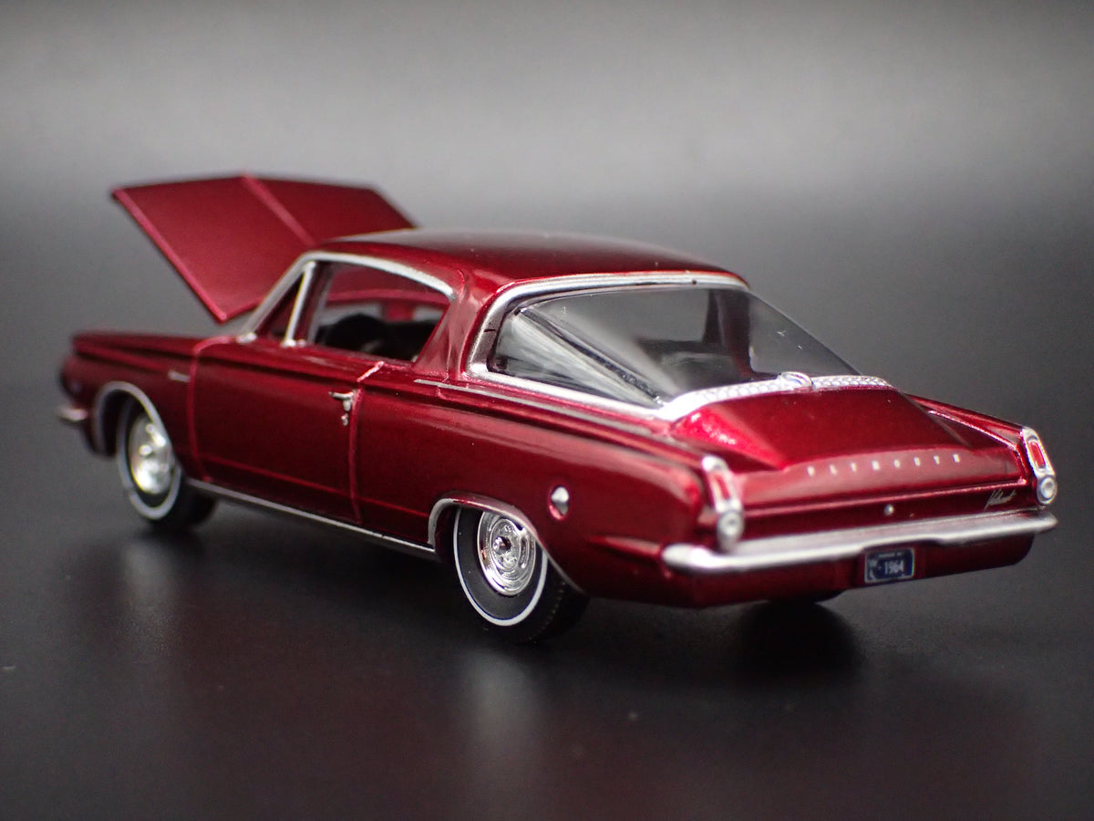1964 64 PLYMOUTH BARRACUDA CHASE 1/64 SCALE COLLECTIBLE DIECAST MODEL CAR