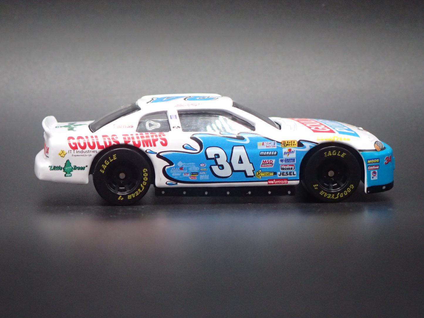 1999 CHEVY CHEVROLET MONTE CARLO 34 MIKE MCLAUGHLIN NASCAR 1:64 SCALE DIECAST MODEL CAR