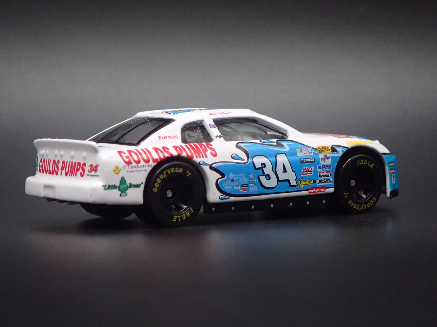1999 CHEVY CHEVROLET MONTE CARLO 34 MIKE MCLAUGHLIN NASCAR 1:64 SCALE DIECAST MODEL CAR