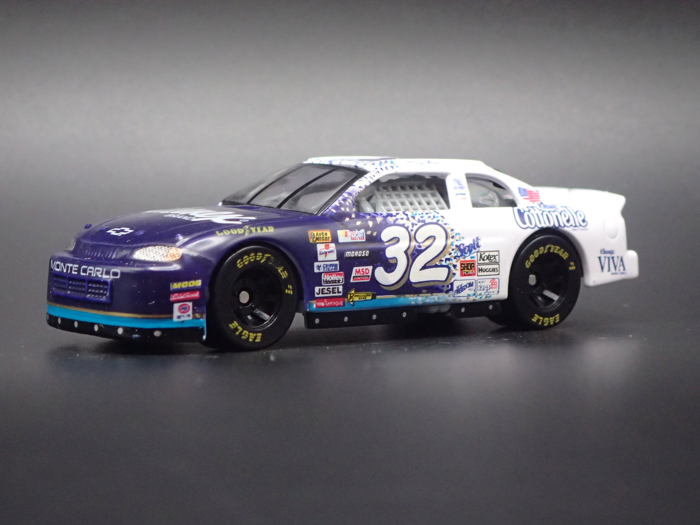 1999 CHEVY CHEVROLET MONTE CARLO 32 JEFF GREEN NASCAR 1:64 SCALE DIECAST MODEL CAR