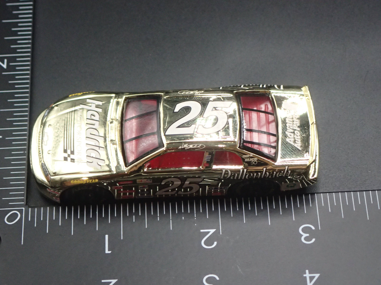 1999 CHEVY CHEVROLET MONTE CARLO 25 WALLY DALLENBACH JR NASCAR 1:64 SCALE DIECAST CAR