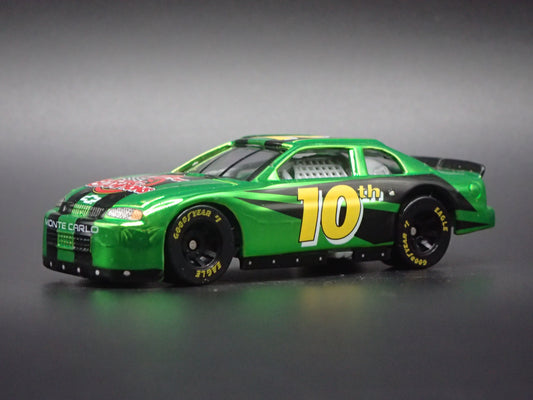 1999 CHEVY CHEVROLET MONTE CARLO 10TH ANV CHROME NASCAR 1:64 SCALE DIECAST CAR