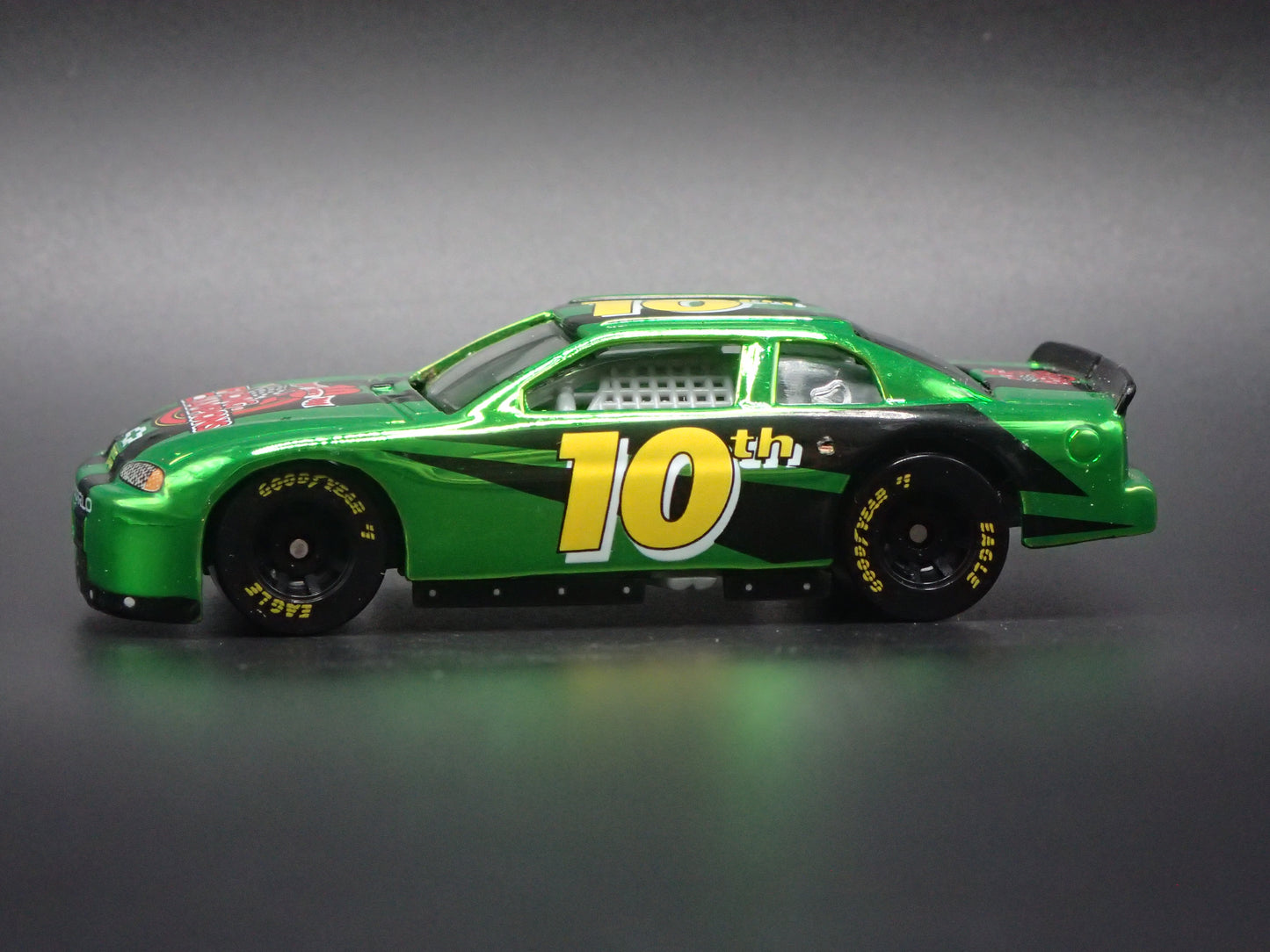 1999 CHEVY CHEVROLET MONTE CARLO 10TH ANV CHROME NASCAR 1:64 SCALE DIECAST CAR