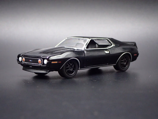 1972 72 AMC JAVELIN AMX BLACK 1:64 SCALE DIECAST MODEL CAR