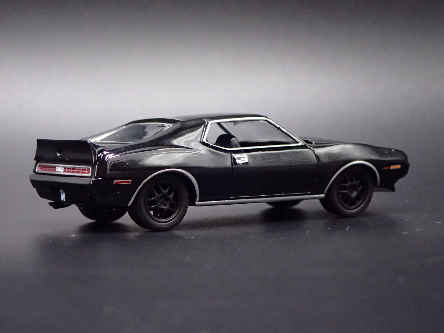1972 72 AMC JAVELIN AMX BLACK 1:64 SCALE DIECAST MODEL CAR