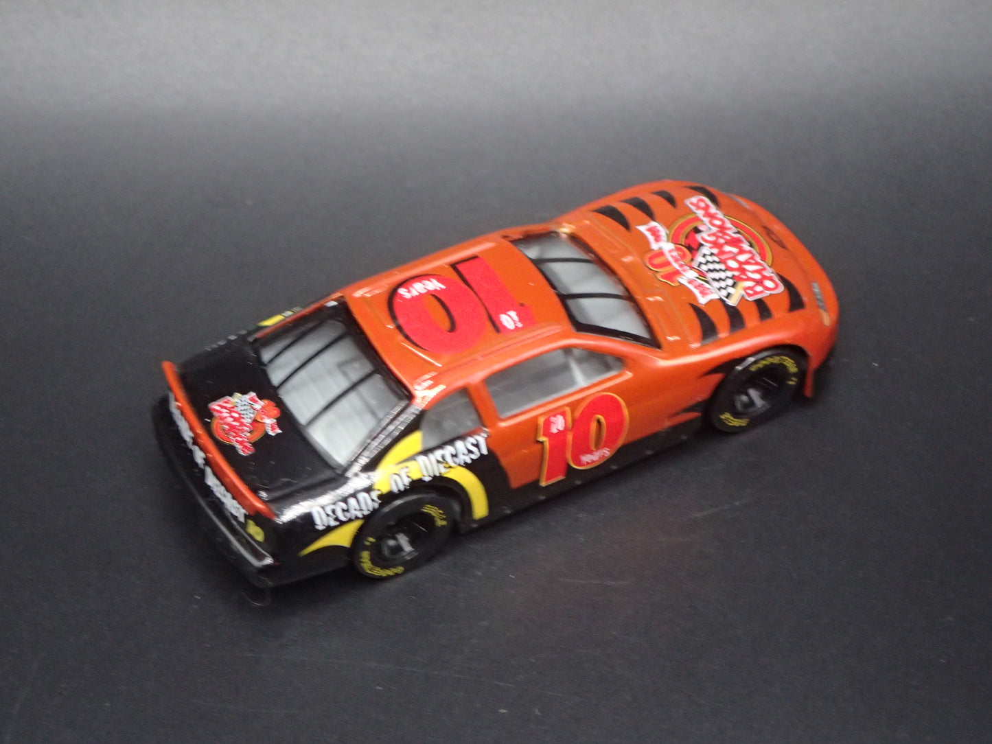 1999 CHEVY CHEVROLET MONTE CARLO 10TH ANV CHROME NASCAR 1:64 SCALE DIECAST CAR