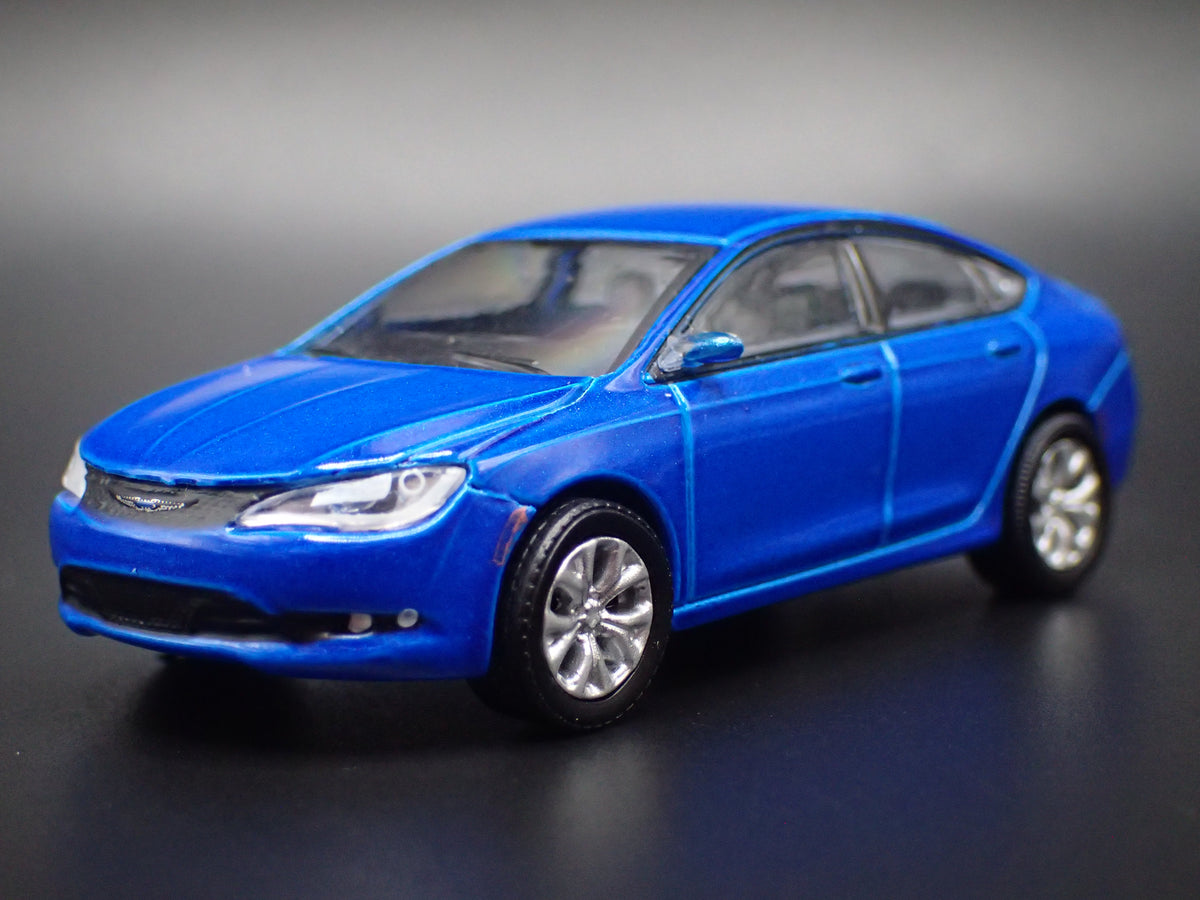 2011-2017 CHRYSLER 200S BLUE 1:64 SCALE COLLECTIBLE DIORAMA DIECAST MODEL CAR