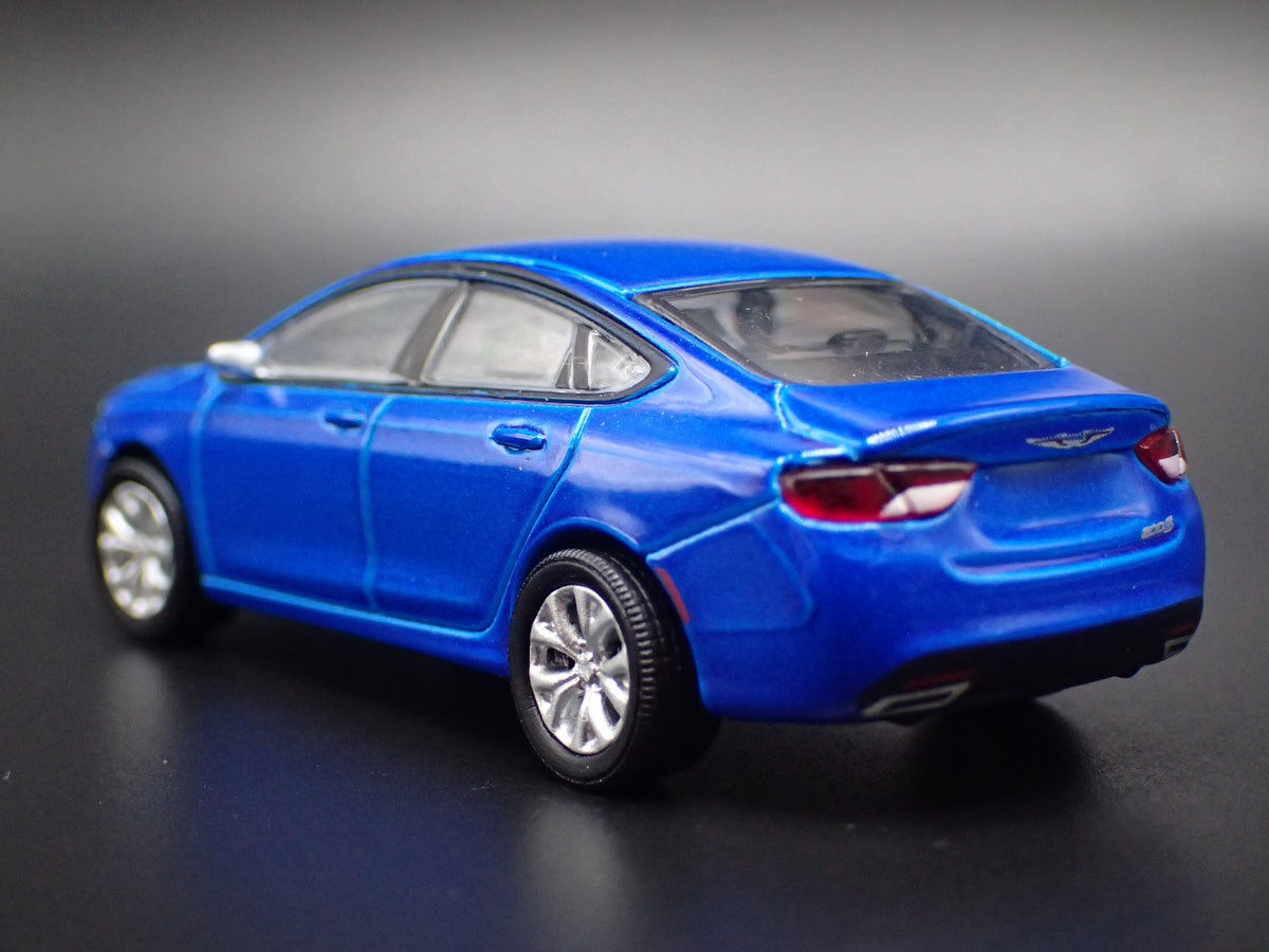 2011-2017 CHRYSLER 200S BLUE 1:64 SCALE COLLECTIBLE DIORAMA DIECAST MODEL CAR