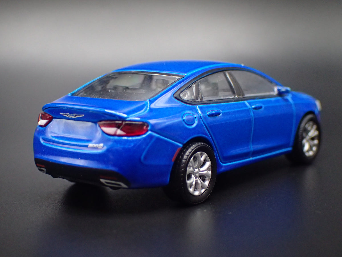 2011-2017 CHRYSLER 200S BLUE 1:64 SCALE COLLECTIBLE DIORAMA DIECAST MODEL CAR