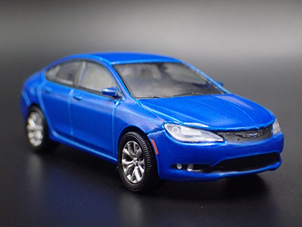 2011-2017 CHRYSLER 200S BLUE 1:64 SCALE COLLECTIBLE DIORAMA DIECAST MODEL CAR