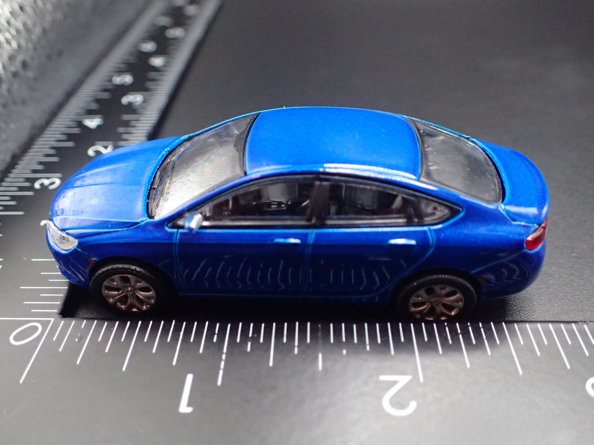 2011-2017 CHRYSLER 200S BLUE 1:64 SCALE COLLECTIBLE DIORAMA DIECAST MODEL CAR