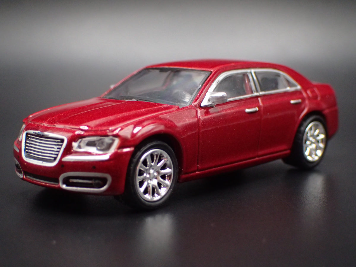 2011-2023 CHRYSLER 300C RED 1/64 SCALE COLLECTIBLE DIORAMA DIECAST MODEL CAR