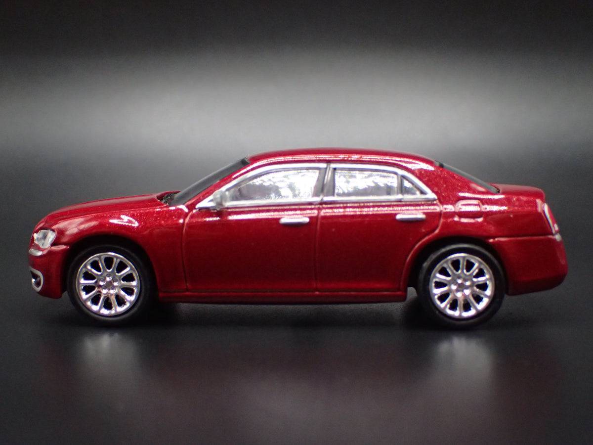2011-2023 CHRYSLER 300C RED 1/64 SCALE COLLECTIBLE DIORAMA DIECAST MODEL CAR