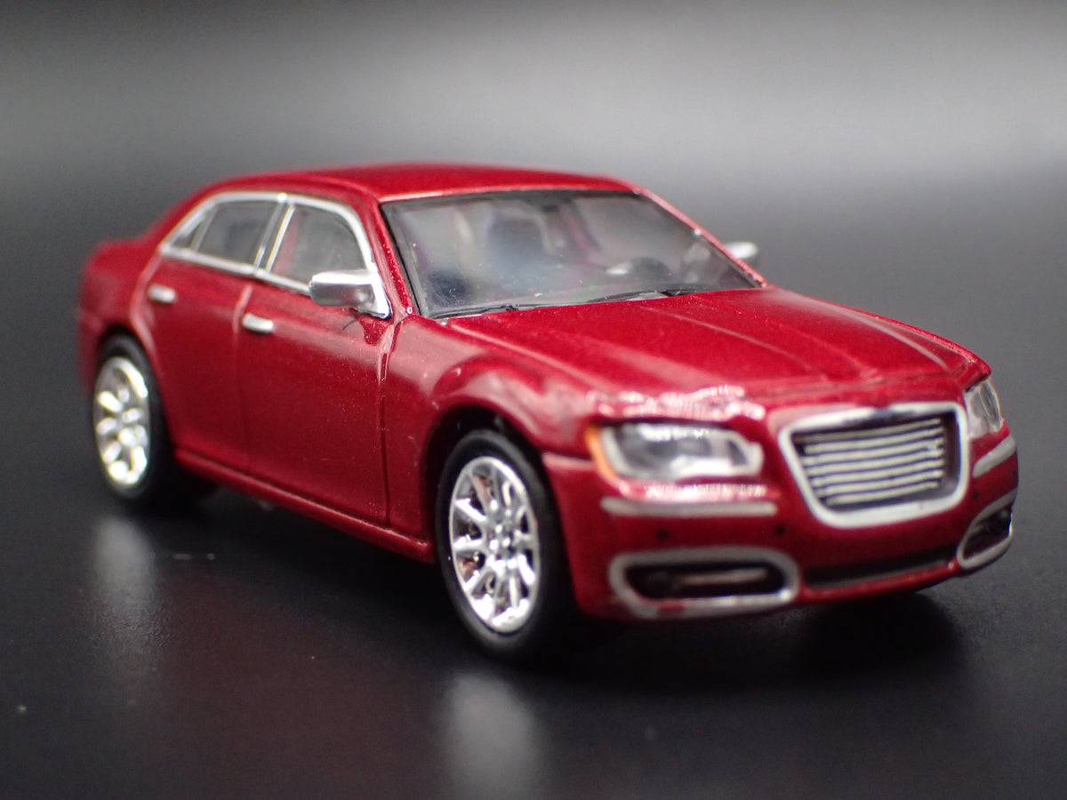 2011-2023 CHRYSLER 300C RED 1/64 SCALE COLLECTIBLE DIORAMA DIECAST MODEL CAR