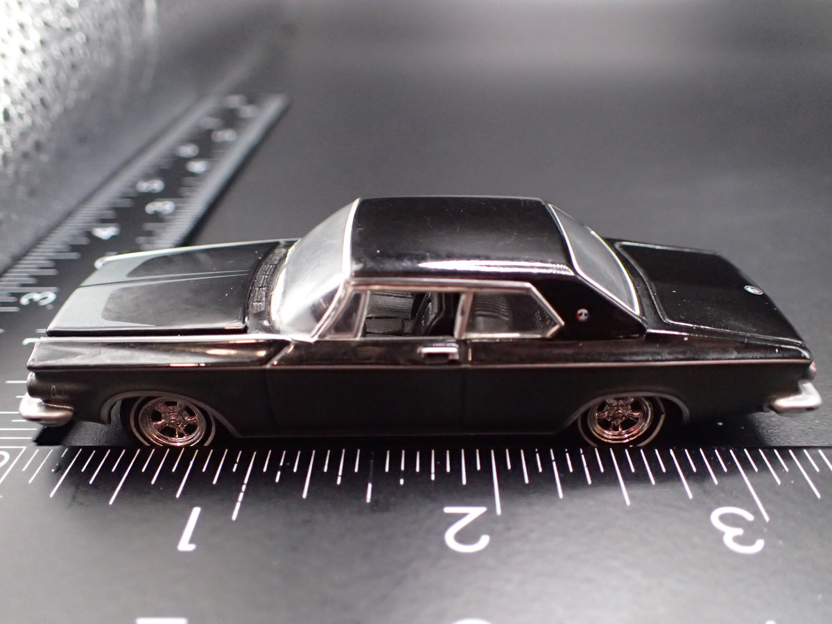 1963 63 CHRYSLER 300 J GRAY 1/64 SCALE COLLECTIBLE DIORAMA DIECAST MODEL CAR