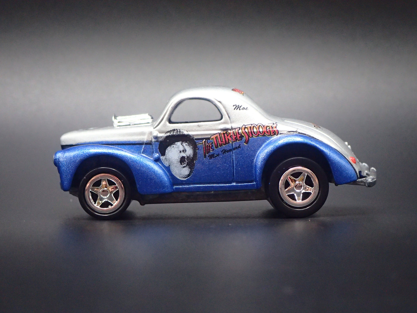 1941 41 WILLY'S COUPE NHRA 3 STOOGES MOE 1:64 SCALE DIECAST MODEL CAR