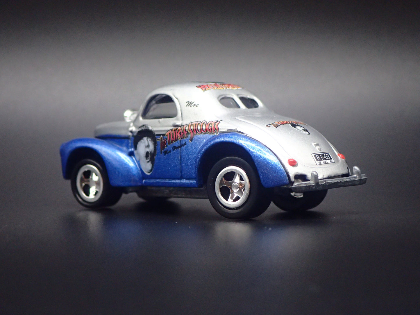 1941 41 WILLY'S COUPE NHRA 3 STOOGES MOE 1:64 SCALE DIECAST MODEL CAR