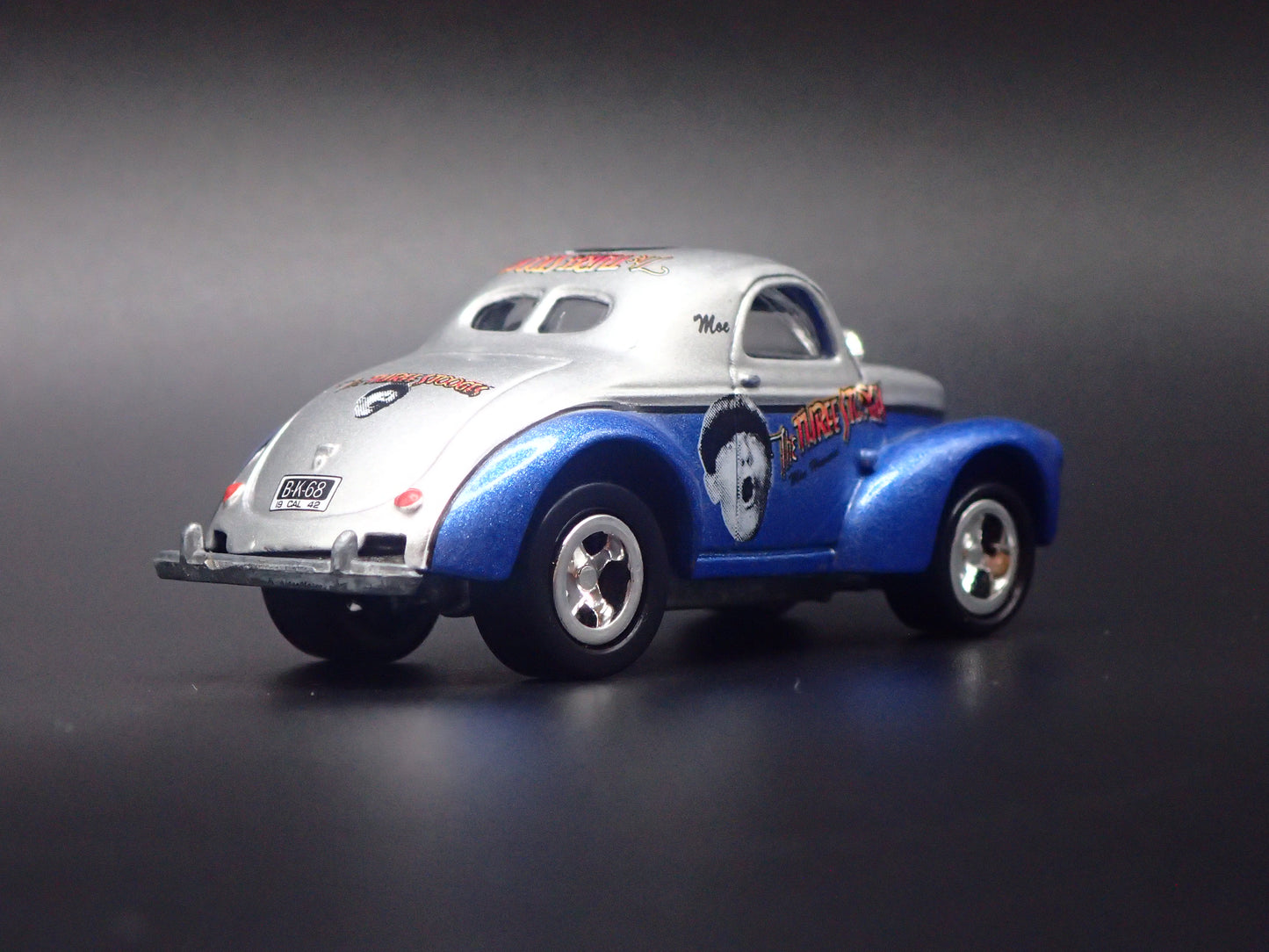 1941 41 WILLY'S COUPE NHRA 3 STOOGES MOE 1:64 SCALE DIECAST MODEL CAR