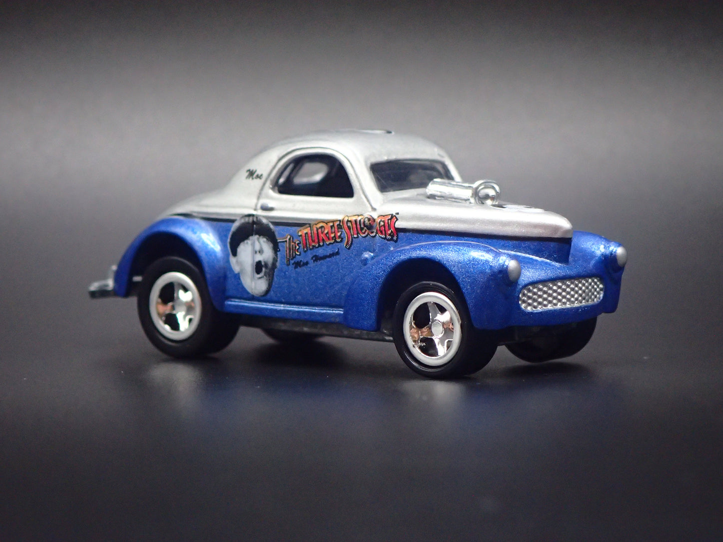 1941 41 WILLY'S COUPE NHRA 3 STOOGES MOE 1:64 SCALE DIECAST MODEL CAR