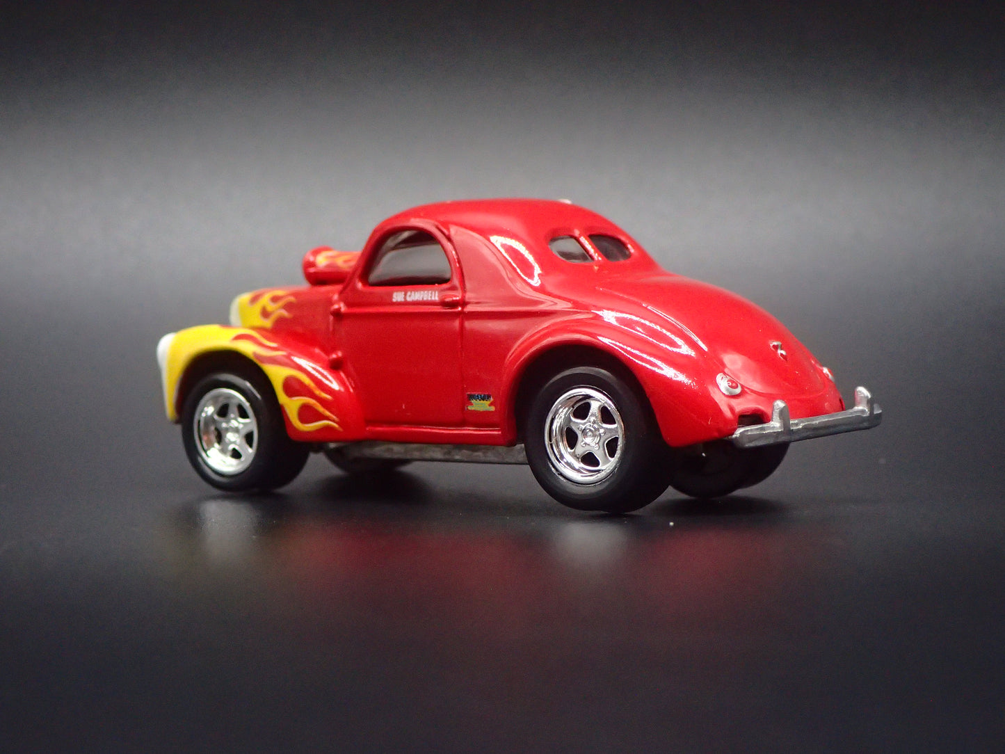 1941 41 WILLY'S COUPE NHRA RED 1:64 SCALE DIORAMA DIECAST MODEL CAR