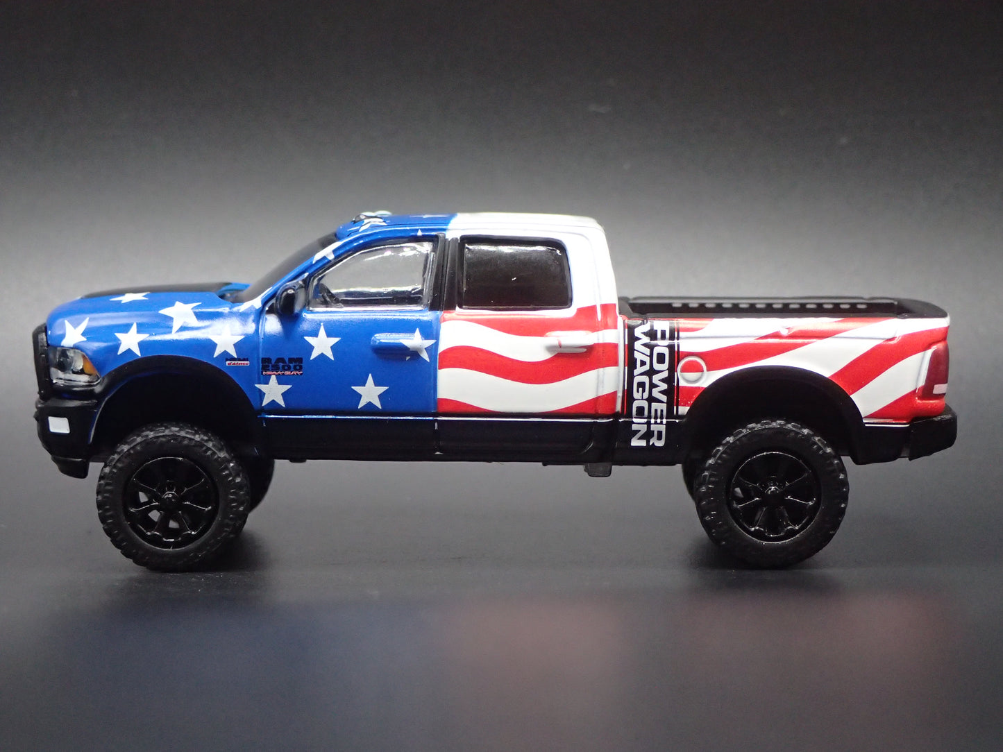 2017-2026 RAM 2500 POWER WAGON PICKUP TRUCK AMERICA 250 1/64 SCALE DIECAST CAR