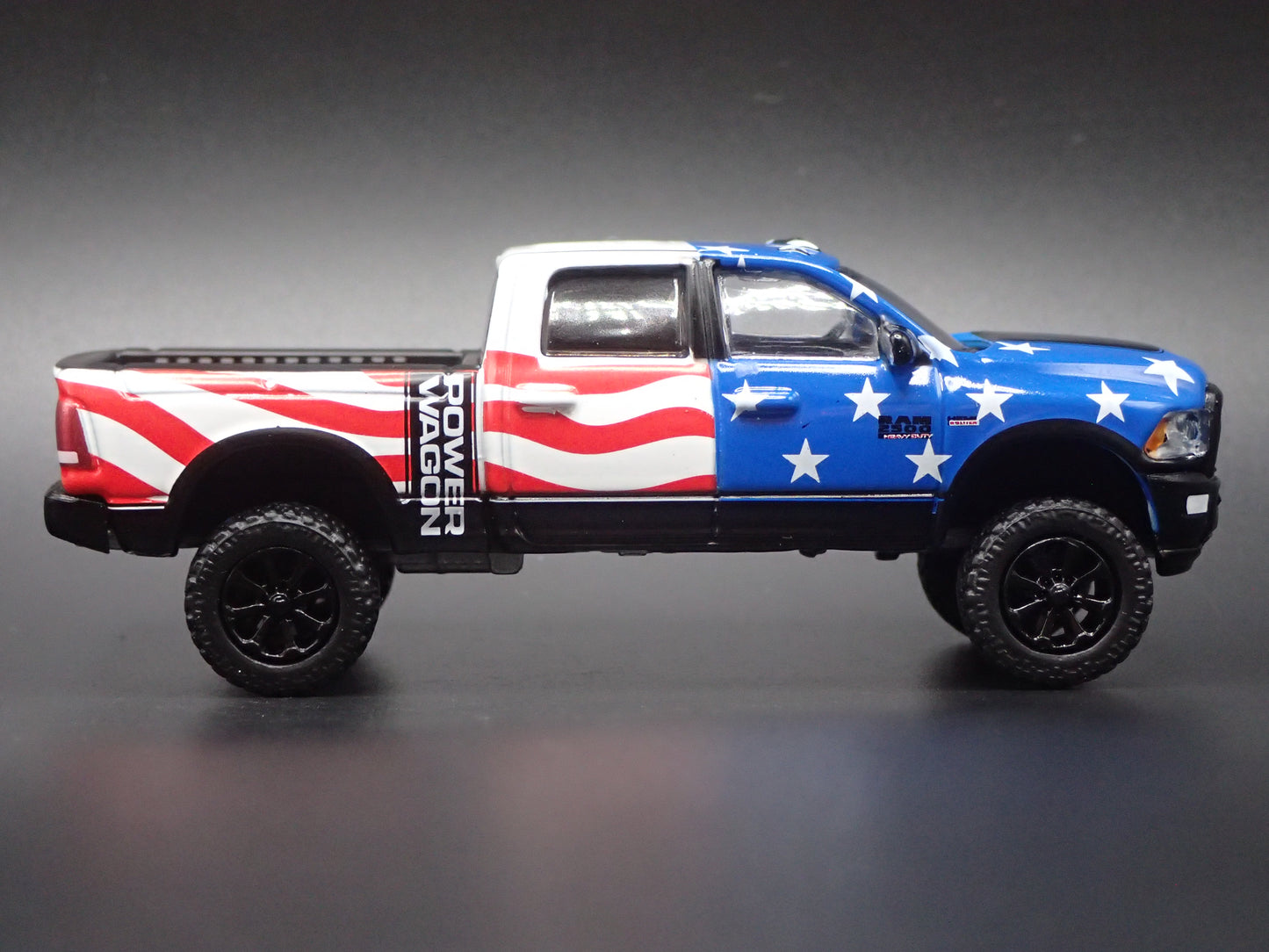 2017-2026 RAM 2500 POWER WAGON PICKUP TRUCK AMERICA 250 1/64 SCALE DIECAST CAR