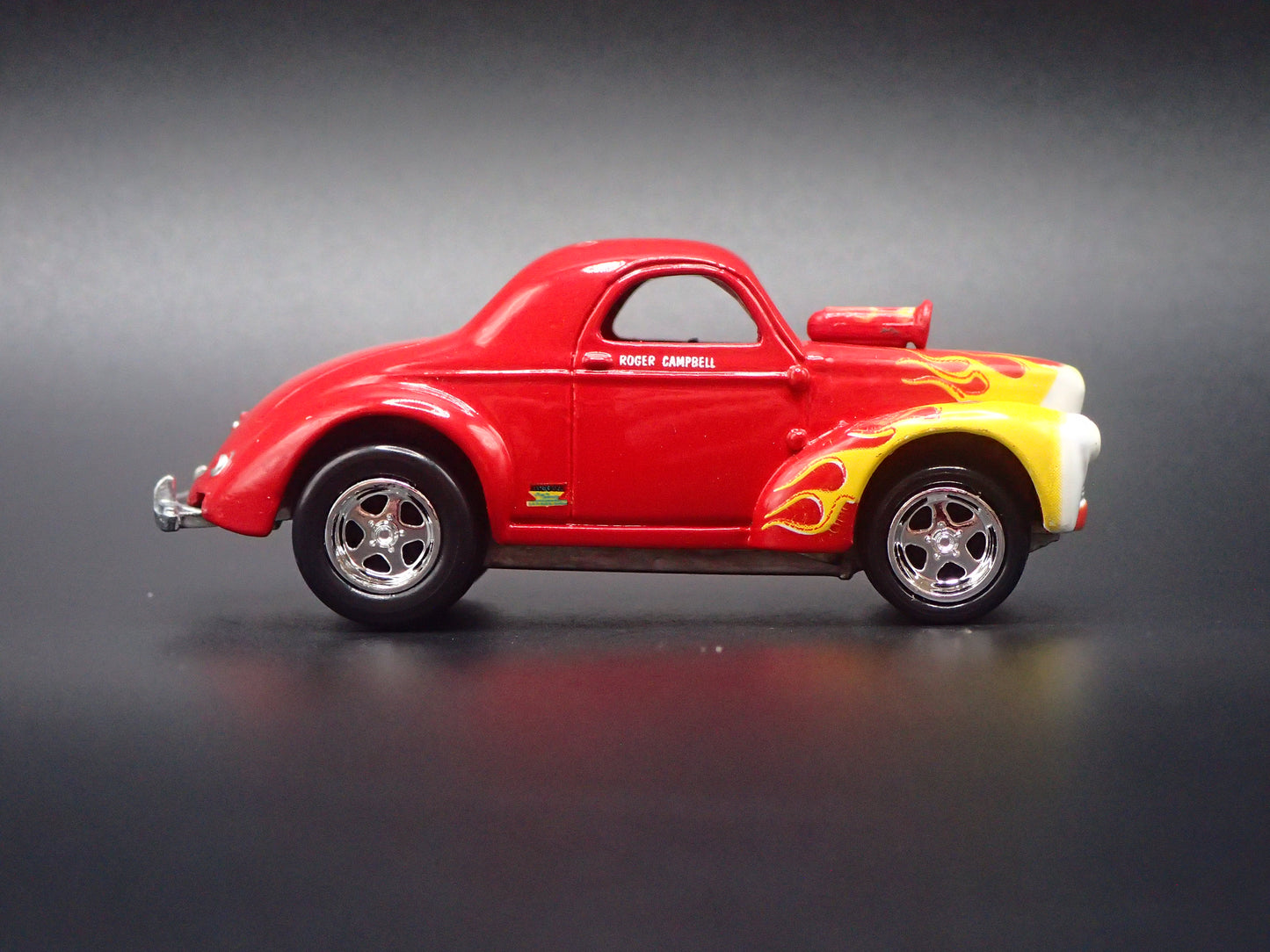 1941 41 WILLY'S COUPE NHRA RED 1:64 SCALE DIORAMA DIECAST MODEL CAR