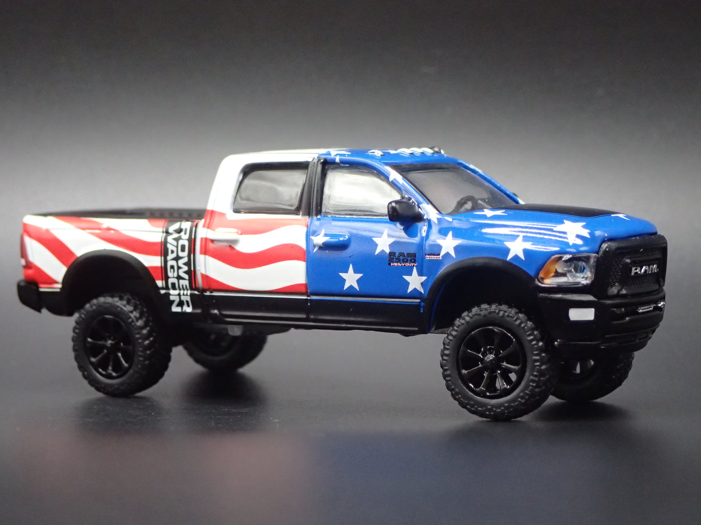 2017-2026 RAM 2500 POWER WAGON PICKUP TRUCK AMERICA 250 1/64 SCALE DIECAST CAR