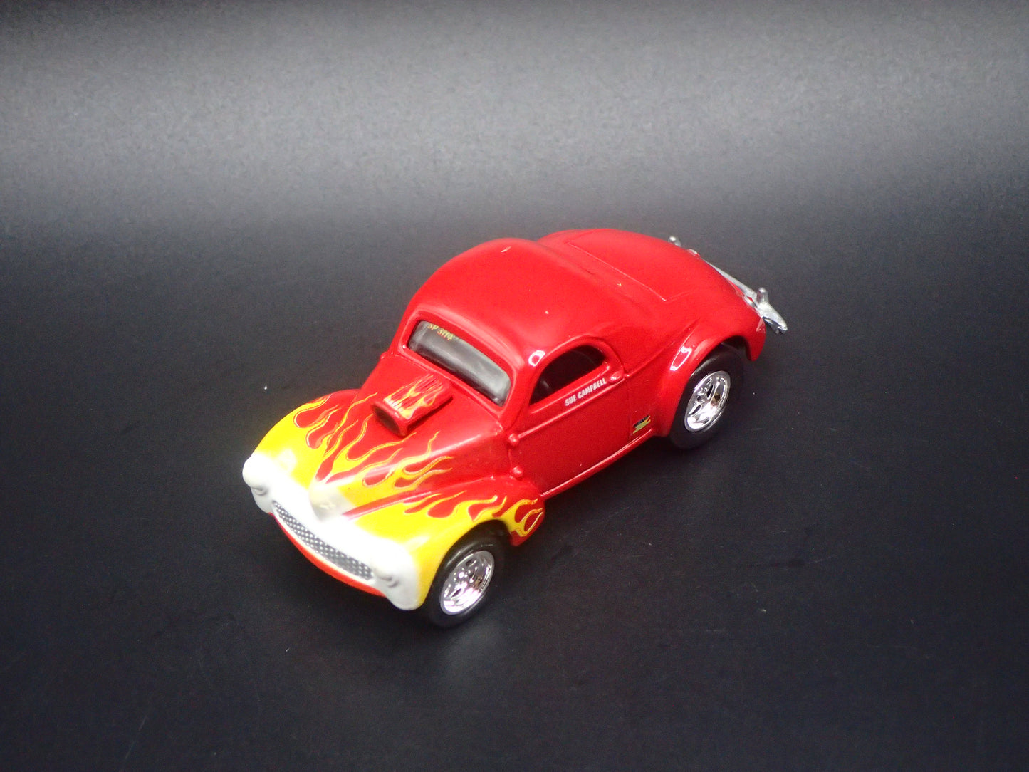 1941 41 WILLY'S COUPE NHRA RED 1:64 SCALE DIORAMA DIECAST MODEL CAR