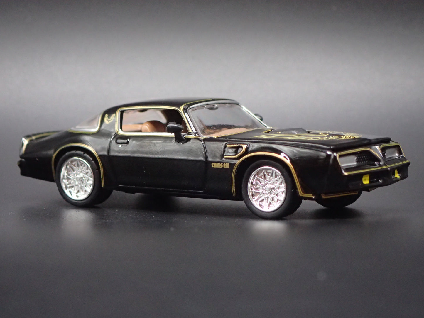 1978 PONTIAC FIREBIRD TRANS AM T/A BLACK 1:64 SCALE COLLECTIBLE DIECAST MODEL CAR