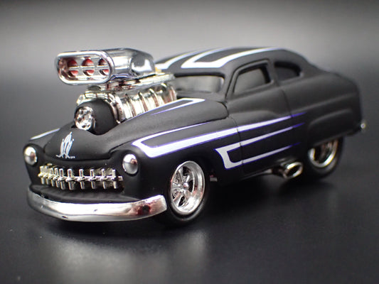 1949 49 MERCURY COUPE W/ BLOWER 1:64 SCALE COLLECTIBLE DIORAMA DIECAST MODEL CAR-Burning Rubber Toy Company