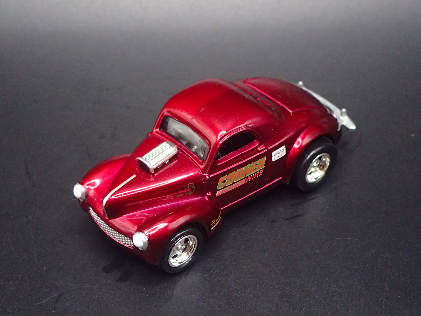 1941 41 WILLY'S COUPE COONER WIRE NHRA 1:64 SCALE DIORAMA DIECAST MODEL CAR