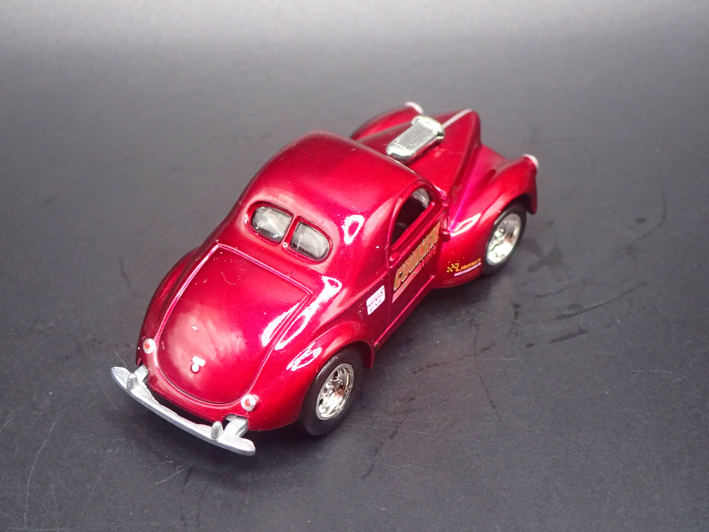 1941 41 WILLY'S COUPE COONER WIRE NHRA 1:64 SCALE DIORAMA DIECAST MODEL CAR