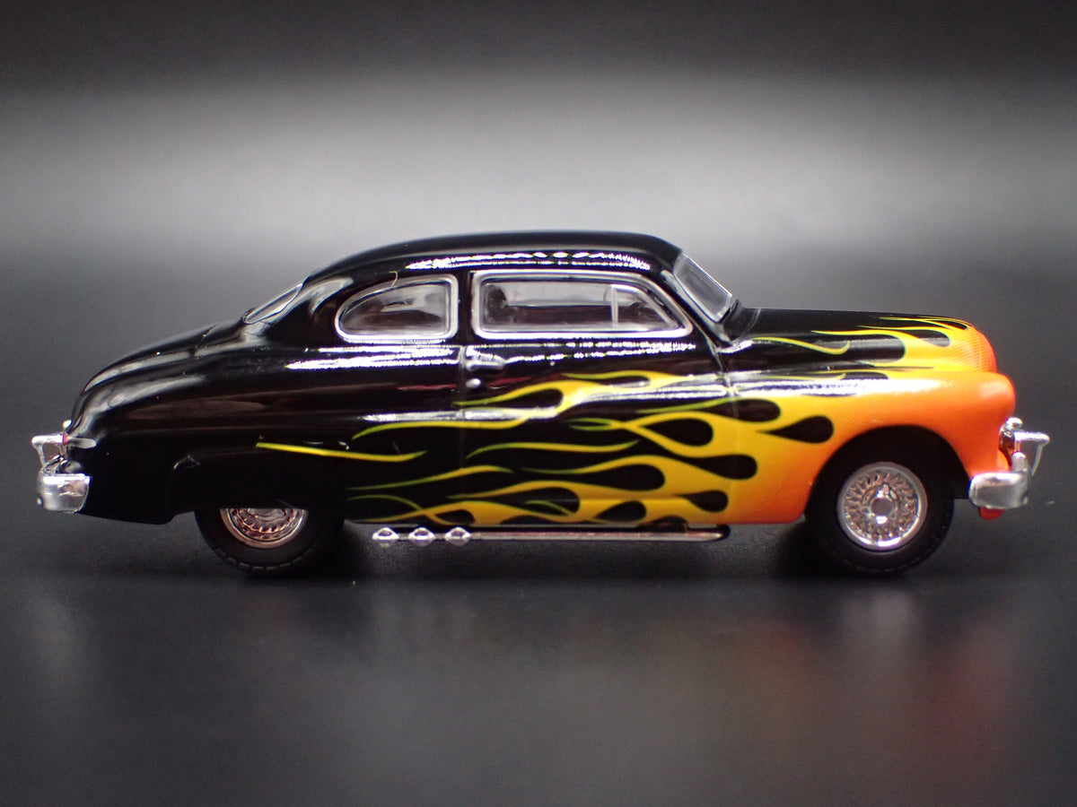 1949 49 MERC MERCURY EIGHT COUPE BLACK 1:64 SCALE DIORAMA DIECAST MODEL CAR
