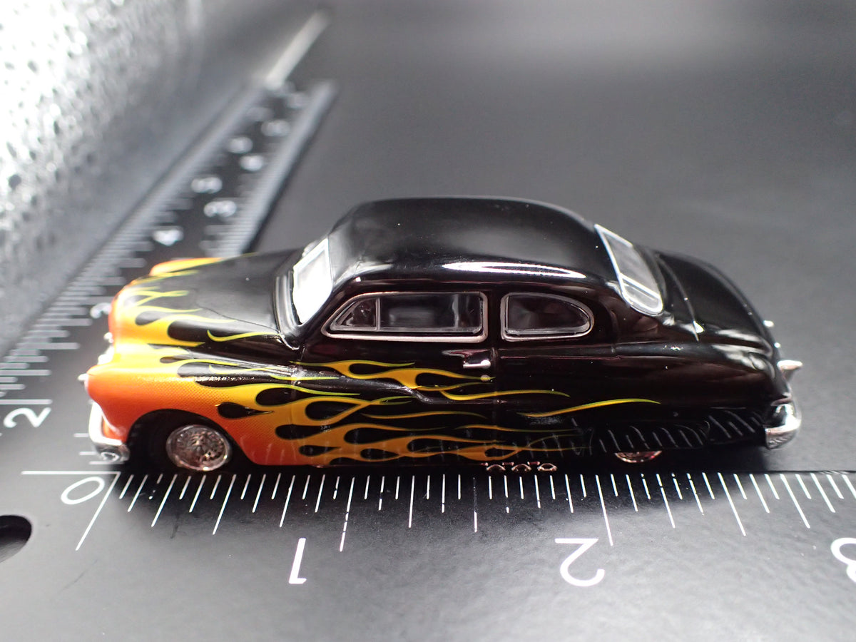 1949 49 MERC MERCURY EIGHT COUPE BLACK 1:64 SCALE DIORAMA DIECAST MODEL CAR