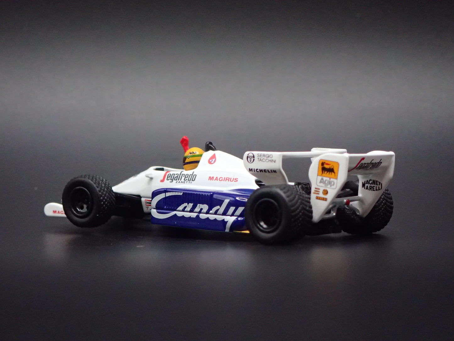 TOLEMAN TG184 #19 1984 MONACO SENNA VINTAGE F1 RACING 1:64 SCALE DIECAST MODEL CAR