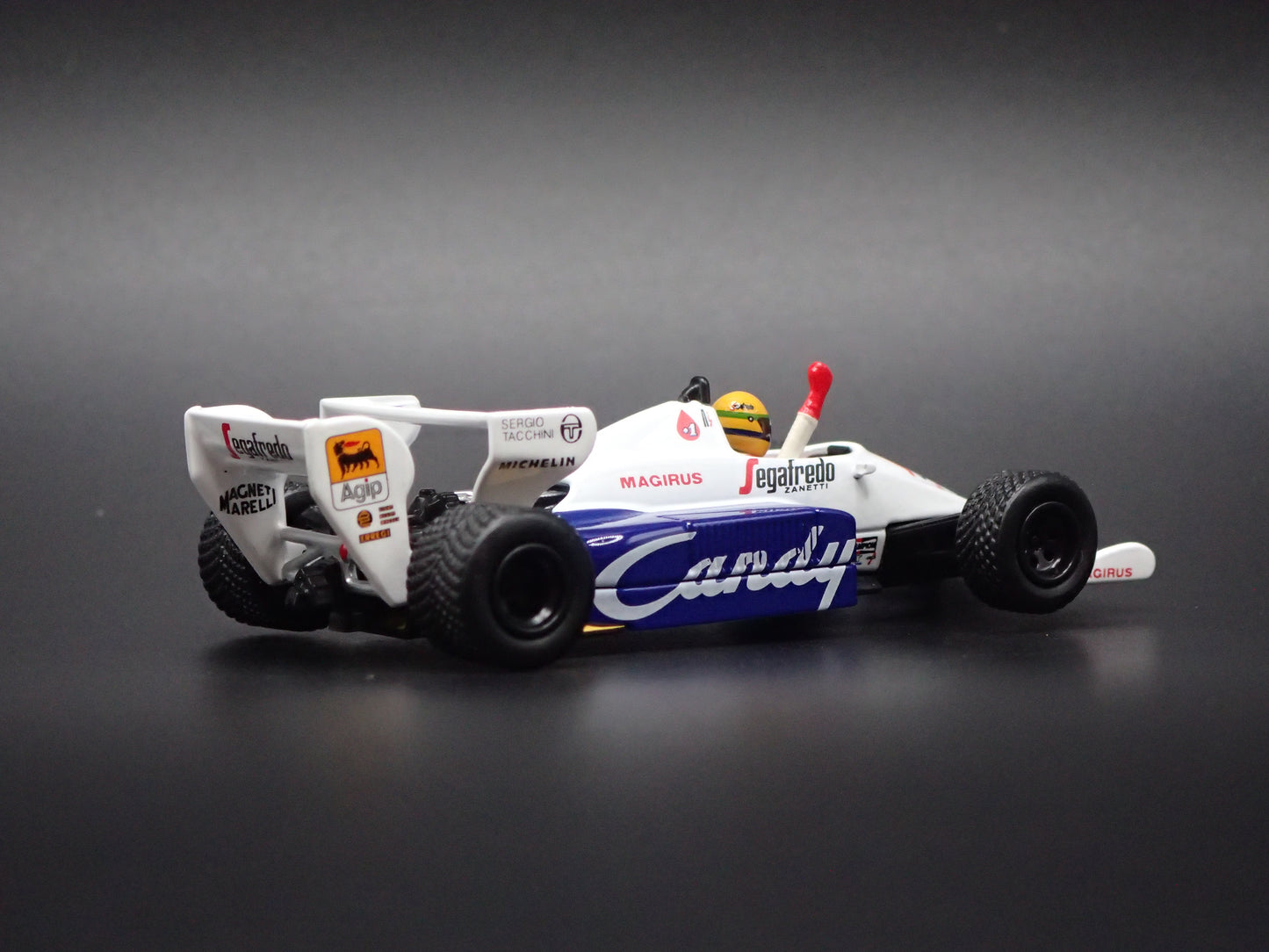 TOLEMAN TG184 #19 1984 MONACO SENNA VINTAGE F1 RACING 1:64 SCALE DIECAST MODEL CAR