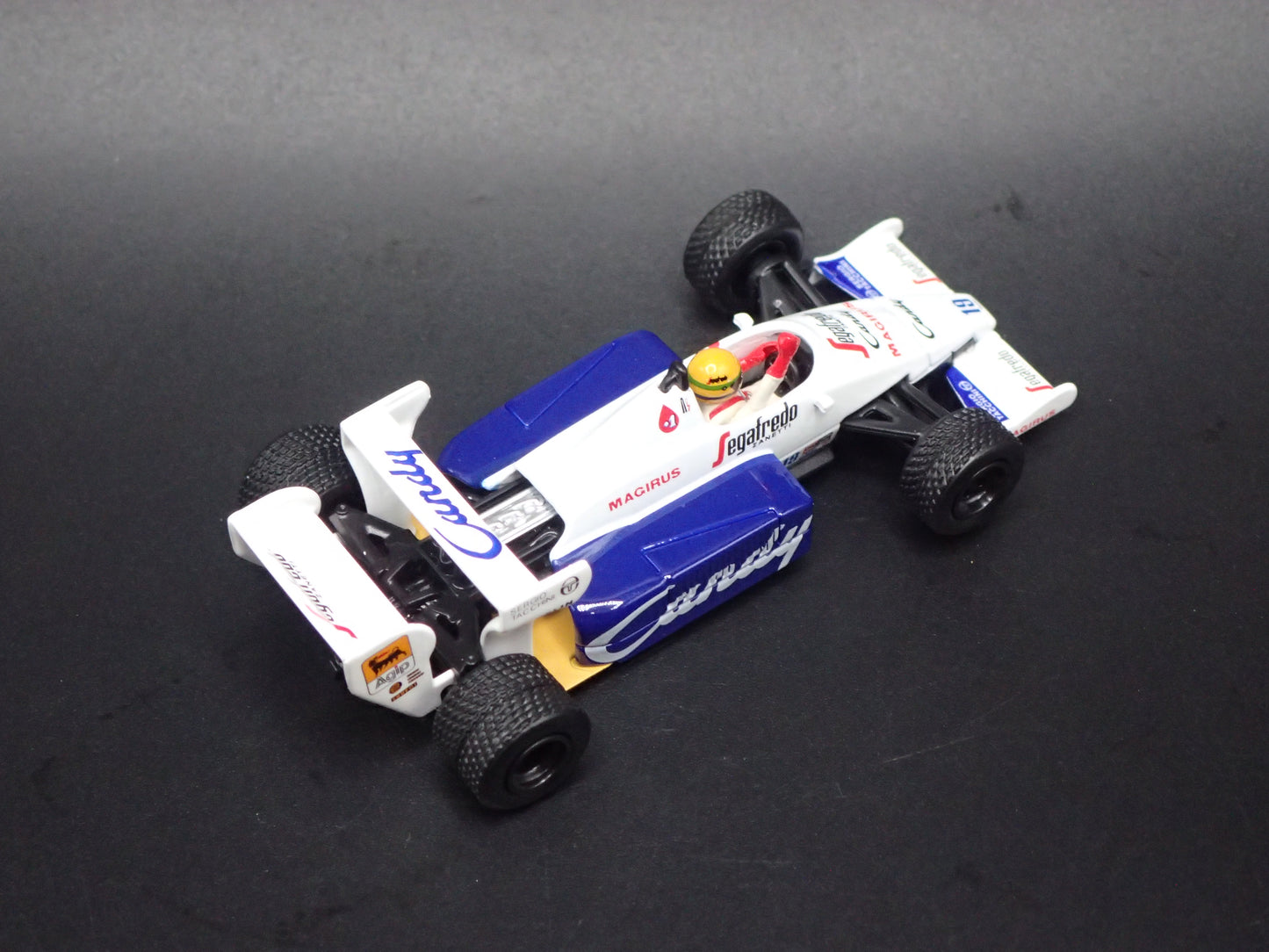 TOLEMAN TG184 #19 1984 MONACO SENNA VINTAGE F1 RACING 1:64 SCALE DIECAST MODEL CAR