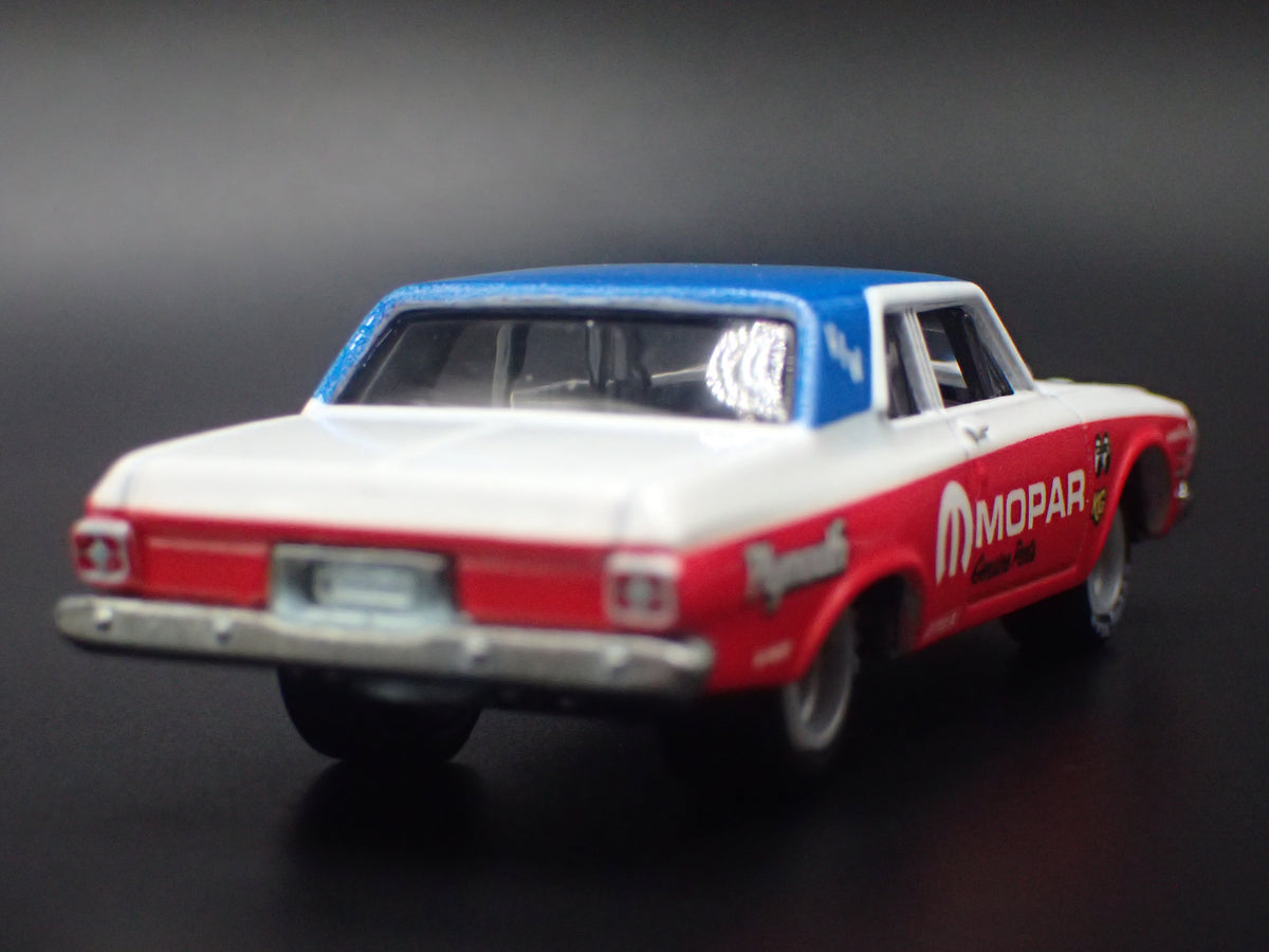 1963 63 PLYMOUTH BELVEDERE 426 WEDGE 1:64 SCALE DIORAMA DIECAST MODEL CAR