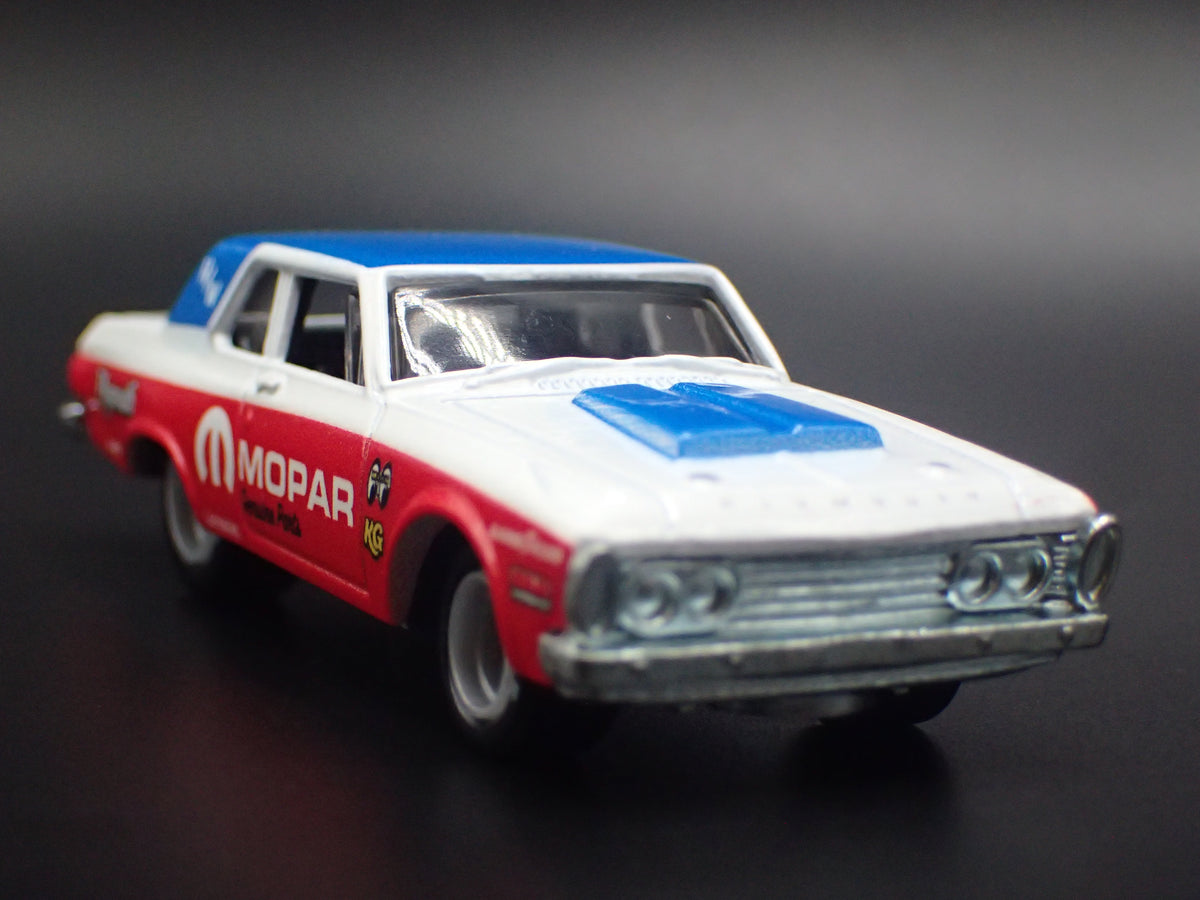 1963 63 PLYMOUTH BELVEDERE 426 WEDGE 1:64 SCALE DIORAMA DIECAST MODEL CAR