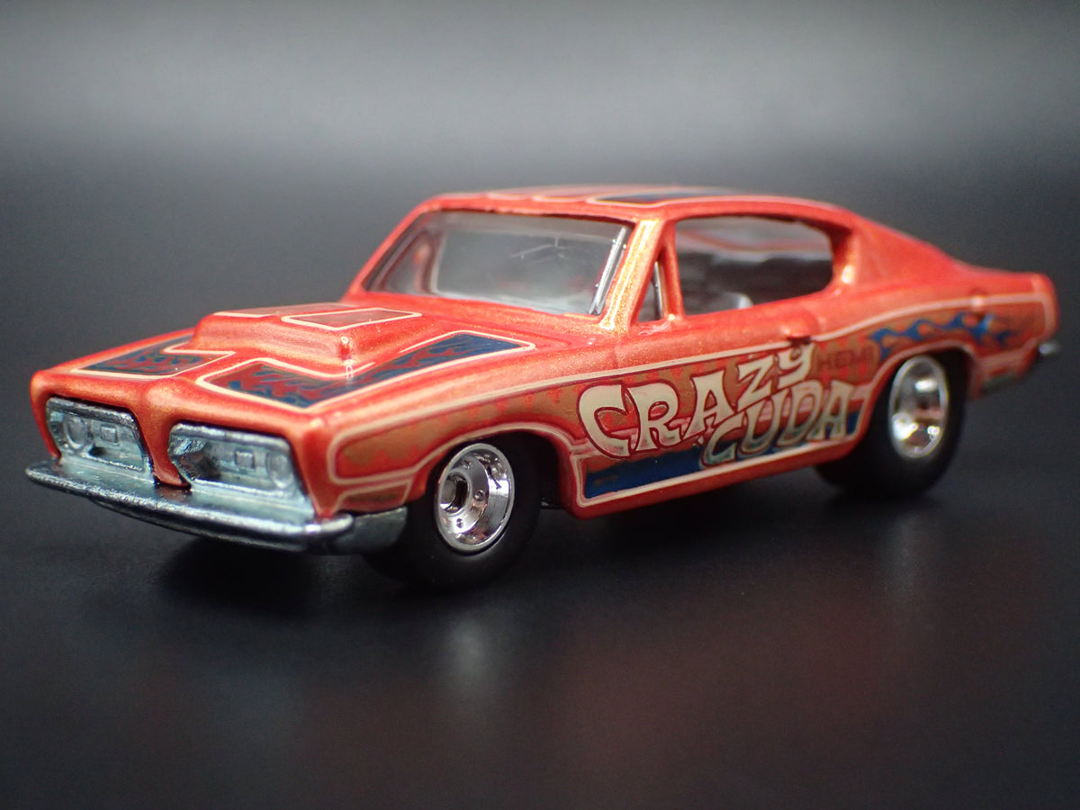 1968 68 PLYMOUTH BARRACUDA CUDA FASTBACK 1/64 SCALE DIORAMA DIECAST MODEL CAR