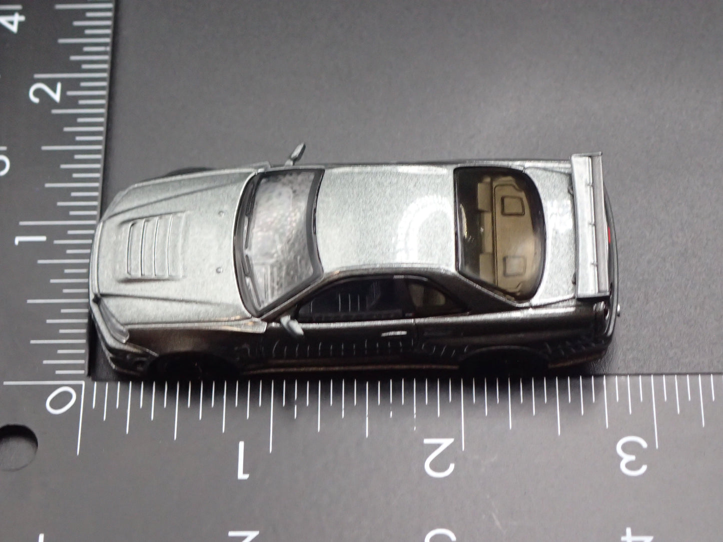 1999-2002 NISSAN SKYLINE GTR R34 BNR34 NISMO GRAY 1:64 SCALE DIECAST MODEL CAR
