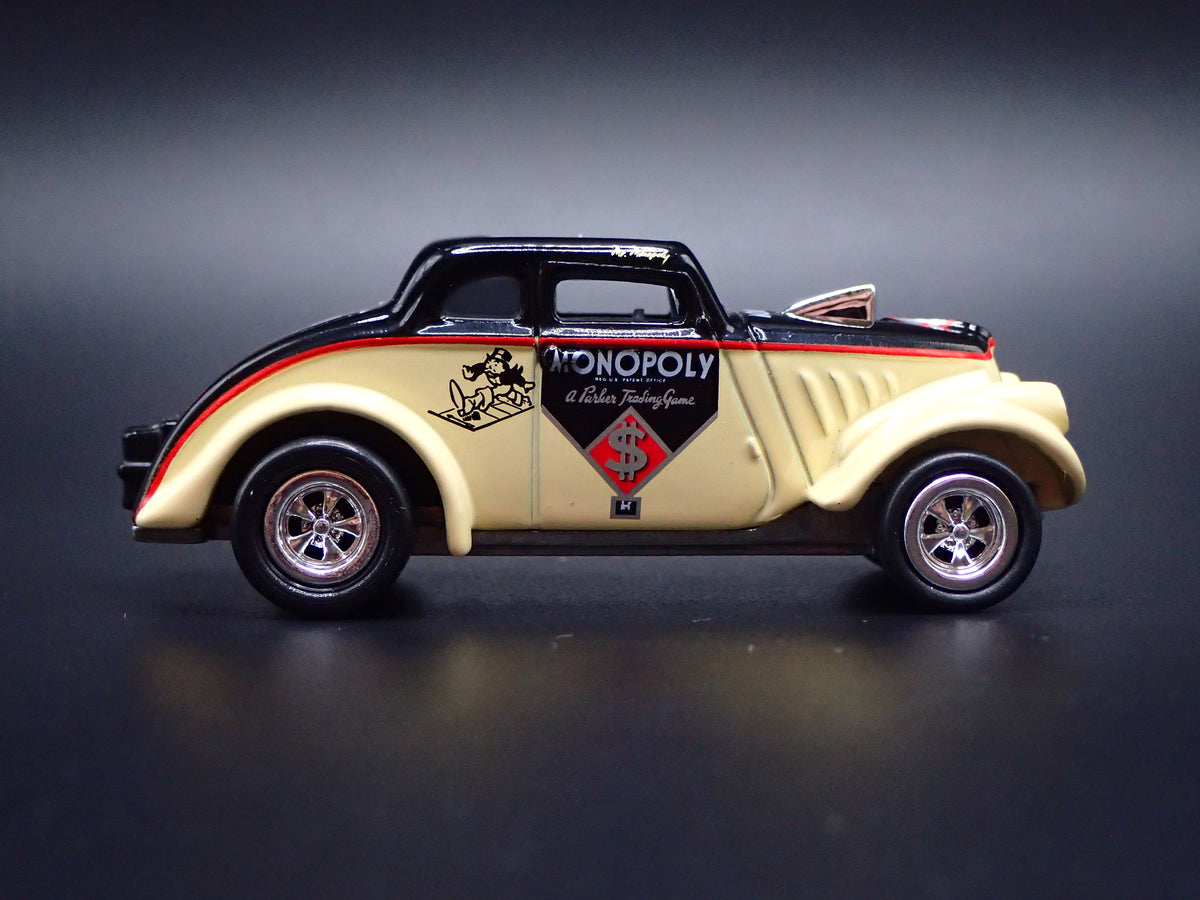 1933 33 WILLYS GASSER W MONOPOLY RARE 1:64 SCALE COLLECTIBLE DIECAST MODEL CAR