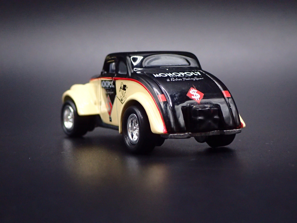 1933 33 WILLYS GASSER W MONOPOLY RARE 1:64 SCALE COLLECTIBLE DIECAST MODEL CAR